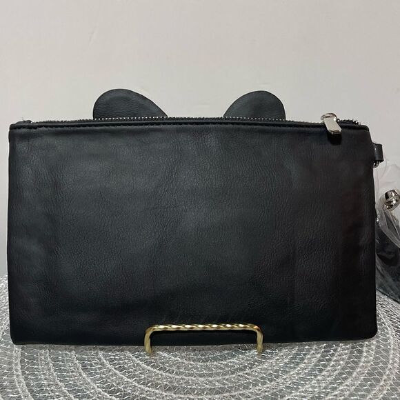 Disney Minnie Mouse Grayscale Wristlet NWT - Picture 5 of 12